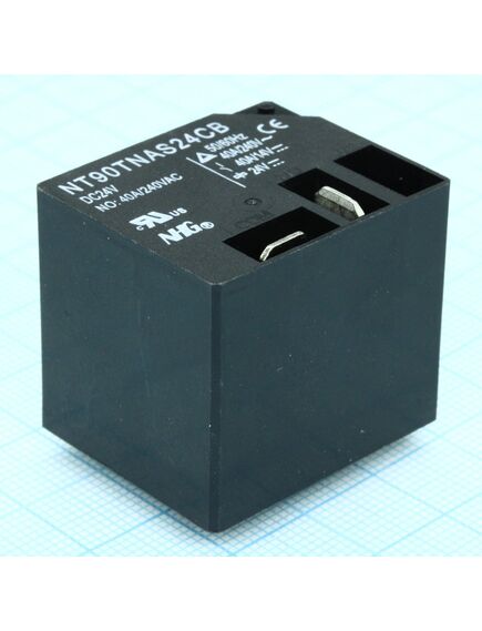 NT90T-N-A-S-DC24V-C-B-0.9, сигнальное реле 40а одна контактная группа на замыкание катушка 24в 0.9вт