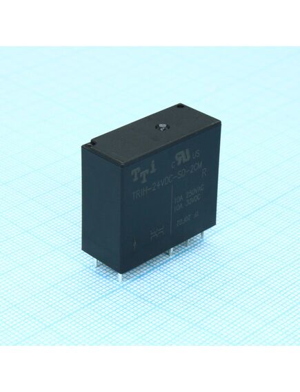 TRIH-24VDC-SD-2CM-R, миниатюрное 24vdc, 5а, 2переключения, изображение 2