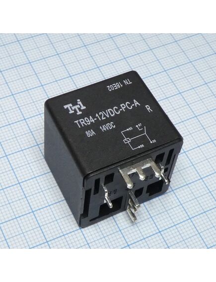 TR94-12VDC-PC-A-R, автомобильное реле 80а один контакт на замыкание катушка 12в 80ом