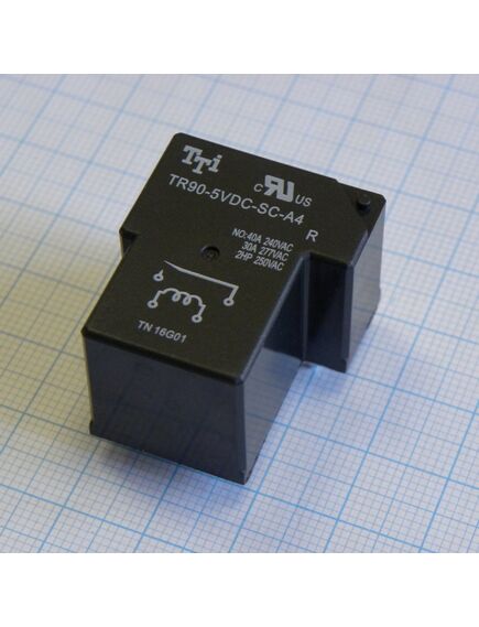 TR90-5VDC-SC-A4-R, мощное 5vdc, 40а, 0.93вт, -55...85c