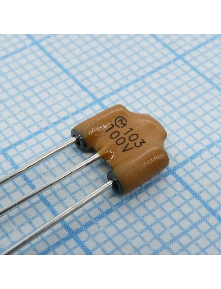 DSS6NZ82A103Q55B, emi фильтр индуктивно-емкостной 6a 100vdc 10000pf выводной