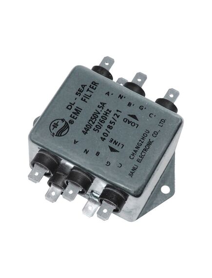 DL-5EA, трехфазный сетевой фильтр 3х5а 250в