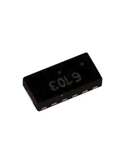 NUF6010MUT2G, фильтр электромагнитных помех 6-канальный 800мгц ... 3000мгц 20дб для поверхностного монтажа лента на катушке