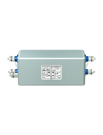 B84113H0000G120, фильтр линии питания двухпроводный 50гц/60гц 20a 250в резьбовая шпилька фланцевое крепление