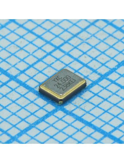 X322524MKB4SI, резонатор кварцевый 24мгц, 10ppm, 12пф, smd 3.2х2.5х0.8мм, -40...+85°c