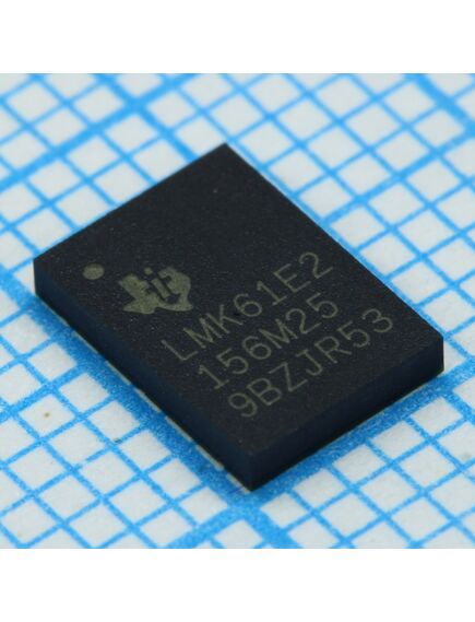 LMK61E2-156M25SIAR, генератор кварцевый 156.25мгц ±50ppm 55% питание 3.3в 6-pin qfm smd лента на катушке