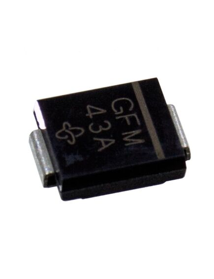 SMCJ33A-E3/57T, диод защитный от перенапряжения - tvs (супрессор) 33в включение 53.3в ограничение