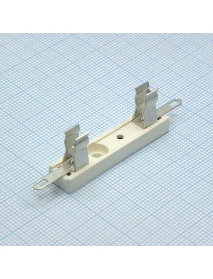 503.700, держатель предохранителя 6.3х32mm, открытого типа, монтаж на плату, крепление под винт, 250v, 6,3a