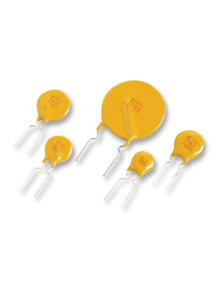 60R300XF, самовосстанавливающийся предохранитель ptc 3a(hold) 6a(trip) 60vdc 40a 2.8w 19.8s 0.04ohm radial 23.11 x 3.1mm bulk automot