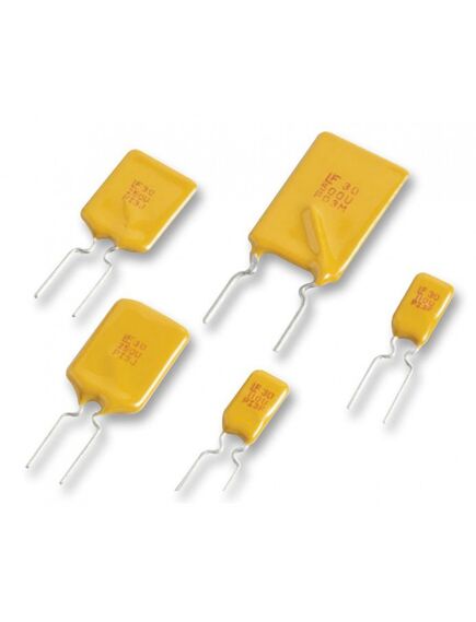 30R600UF, ptc resettable fuse 6a(hold) 12a(trip) 30vdc 40a 3.5w 16s 0.005ohm radial 16.5 x 3 x 26.8mm bulk aut