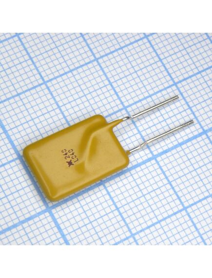LVR040K-2, самовосстанавливающийся предохранитель ptc 0.4a(hold) 0.9a(trip) 240v 5.5a w 24s 0.6ohm radial 11.5 x 3.8 x 20.9mm формованные выводы в ленте