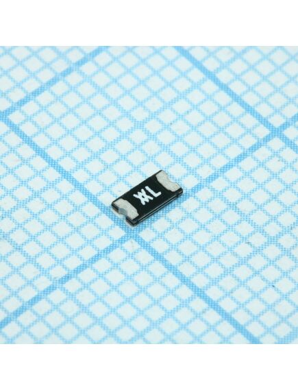 nanoSMDC075F-2, самовосстанавливающийся предохранитель ptc 0.75a(hold) 1.5a(trip) 6vdc 100a 0.8w 0.1s 0.09ohm для поверхностного монтажа 1206 автомобильного применения лента на катушке