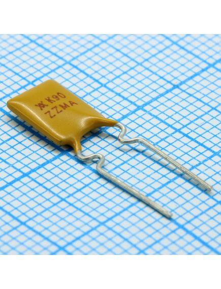 RKEF090, предохранитель восстанавливаемый (ptc) 0.9a(удержание) 1.8a(отключение) 60в 40a 1.5вт 2сек 0.19ом радиальный 7.87 x 3.56 x 13.97мм