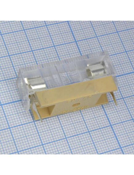 ZH244, держатель предохранителя 6х30mm с крышкой, монтаж на плату