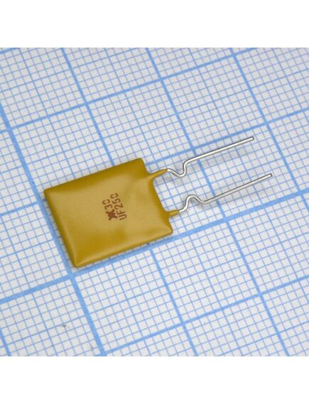 RUEF250, самовосстанавливающийся предохранитель ptc 2.5a(hold) 5a(trip) 30v 100a 1.2w 10.3s 0.02ohm radial 11.4 x 3 x 18.3mm bag