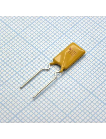 RUEF110, самовосстанавливающийся предохранитель ptc 1.1a(hold) 2.2a(trip) 30v 100a 0.7w 6.6s 0.07ohm radial 7.4 x 3 x 14.2mm loose