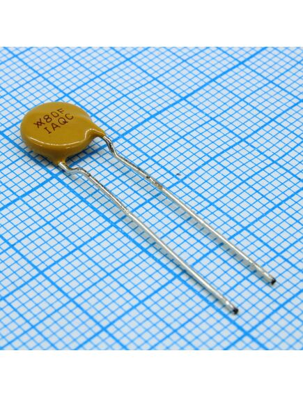TRF250-180-2, самовосстанавливающийся предохранитель ptc 0.18a(hold) 0.65a(trip) 250vac 100vdc 0.9w 2s 0.8ohm radial 9 x 3.8mm bag