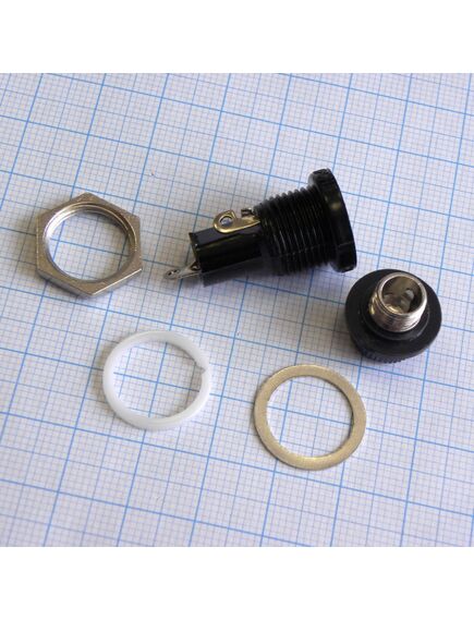 ZH254, держатель предохранителя 5х20mm, закрытого типа, монтаж на панель, изображение 3