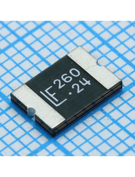 2920L260/24DR, предохранитель восстанавливаемый (ptc) 2.6a(удержание) 5a(отключение) 24в постоянного тока 40a 1.5вт 5сек 0.025ом для поверхностного монтажа 2920 лента на катушке