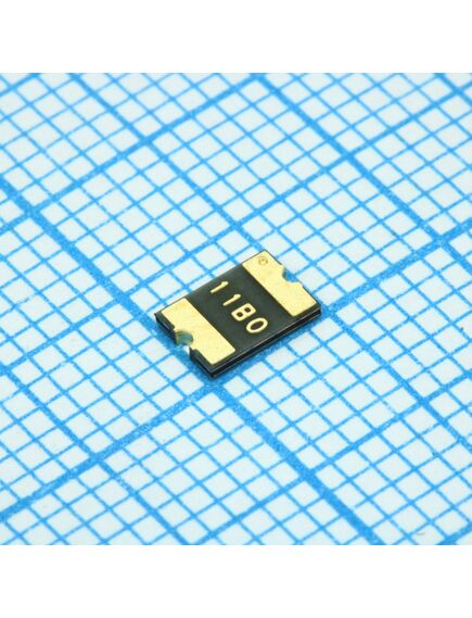 MF-MSMF110/16-2, самовосстанавливающийся предохранитель ptc 1.1a(hold) 2.2a(trip) 16v 100a 0.8w 0.3s 0.04ohm smd solder pad 1812 t/r