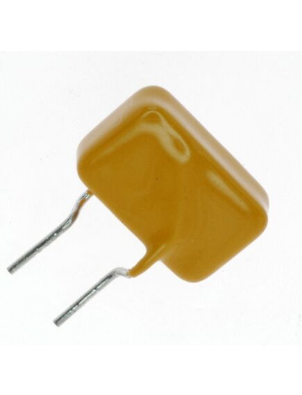 TR600-150F-EX-2, ptc resettable fuse 0.15a(hold) 0.3a(trip) 60vdc 40a 1.4w 8s 6ohm radial 13.5 x 6 x 12.6mm