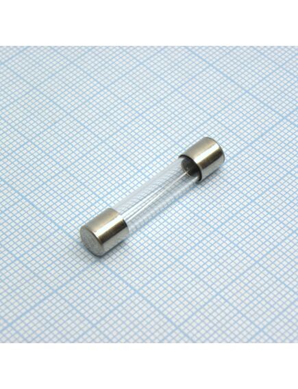 632.627, f 60 v 10 а 6,3x32 mm, в стеклянном корпусе
