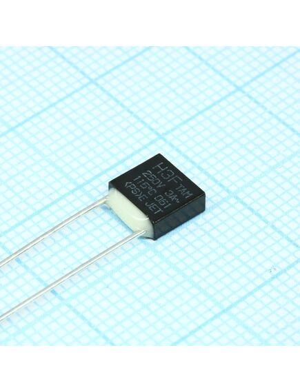 710.115, термопредохранитель радиальный 115°c 3a 250v (h3f)