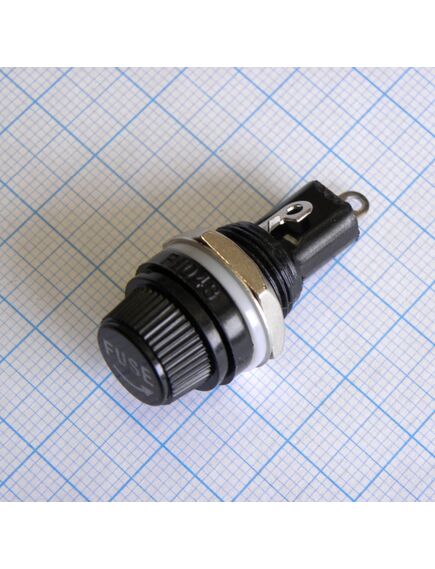 ZH254, держатель предохранителя 5х20mm, закрытого типа, монтаж на панель