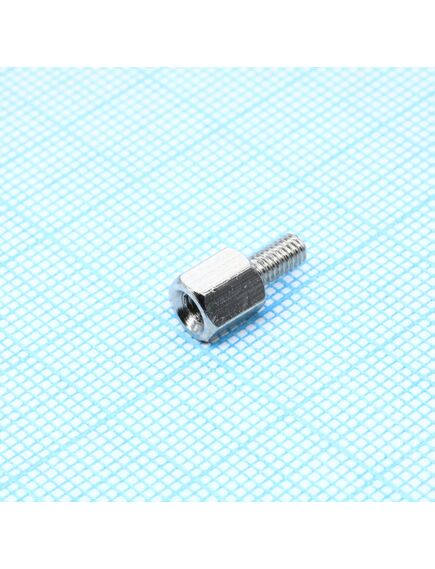 H-L0600-1200-5-03-1N1W, стойка латунная для печатной платы, шестигранная, м3, 6мм, отверстие- винт
