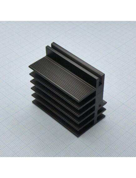 SK481/50-SA, радиатор для транзисторов, 45x30x50mm, тепловое сопротивление 4.2k/w (совместимые прижиные скобы thfu 1, thfu 2, thfu 3, thfu 4, thfu 6)