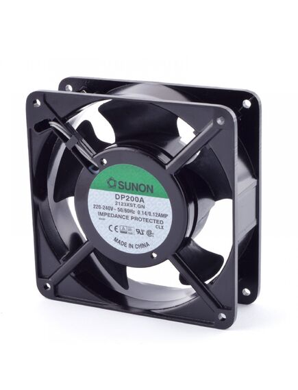 DP200A-2123XBT.GN, вентилятор 220в ac, 2850об./мин., 165м3/час, 120х120х38мм, 45дб, подшипник качения, тип вывода - терминал