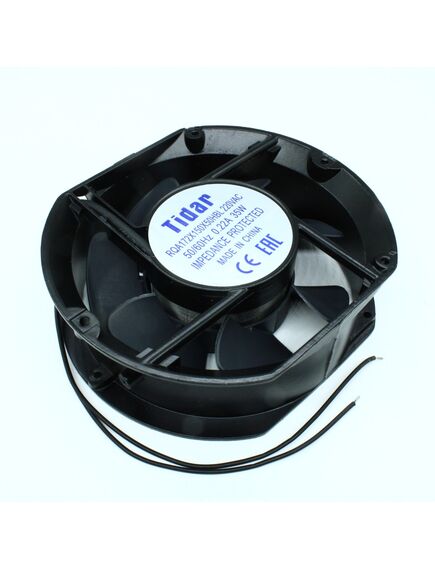 RQA 172x150x50HBL 220VAC, вентилятор 220в ac, 2200об/мин., 172х150х50мм, 255 м3/час, 50 дб, подшипник качения, тип вывода - провод