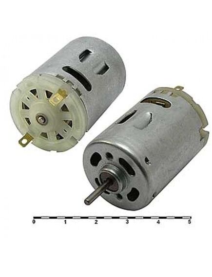 R380-09320 24V, электродвигатель 24v, 4200/9320об/мин 38х27,5мм вал 2,3х12,5мм