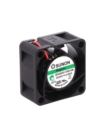 MF40202V2-1000U-A99, вентилятор 24 в dc, 40х40х20, 6000об/мин., 13,01м3/ч, 21дб, подшипник vapo