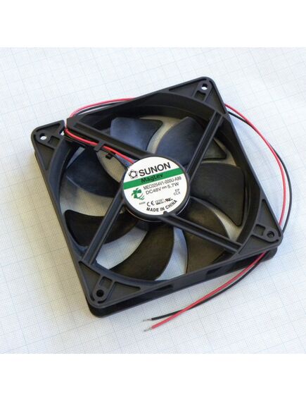 MEC0254V1-000U-A99, вентилятор 48в 120x25 v 3100об/мин 183,8м3/час, 44,5дб (recommended replacement: eec0254b1-000u-a99)