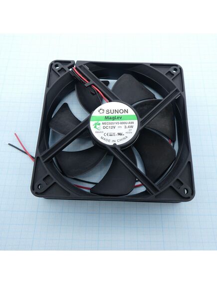 MEC0251V2-000U-A99, вентилятор 12в 120x25 v 2700об/мин 157,9м3/час, 40,5дб