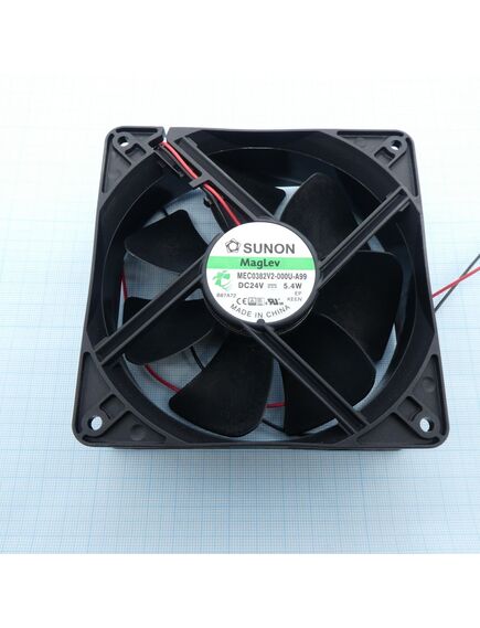 MEC0382V2-000U-A99, вентилятор 24в 120x38 v 2600об/мин 197м3/час, 44дб