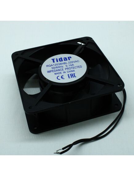 RQA 12038HBL 220VAC, вентилятор 220в ac, 2650об/мин., 120х120х38мм, 153 м3/час, 42 дб, подшипник качения, тип вывода - провод
