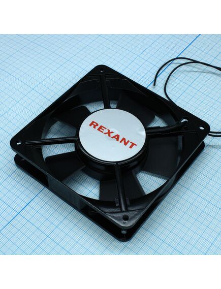 RX 12025HSL 220VAC (RQA12025HSL), вентилятор 220в ac, 2400об/мин, 120x120x25, 86,2м3/час, 40дб, подшипник скольжения, тип вывода - провод