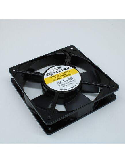 YAH1225B2, вентилятор 220в ac, 14.5w, 2000об/мин., 120x120х25мм, 101.4 м3/час, 35.7 дб, подшипник качения, тип вывода - терминал, -10°c~+70°c