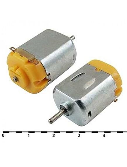 F130-16155 4.5V, электродвигатель 4,5v 0,67вт, 8450/5516об/мин 25х20х15мм вал 2х10мм