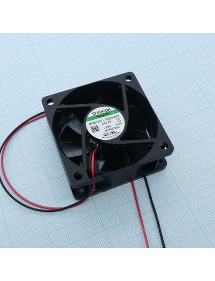 MF60252V1-1000U-A99, вентилятор 24в 60x25 v 4500об/мин 39,9м3/час, 27дб