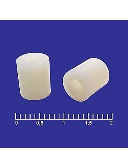 Ф7-3X8, стойка пластиковая d внутр=3мм, l=8мм