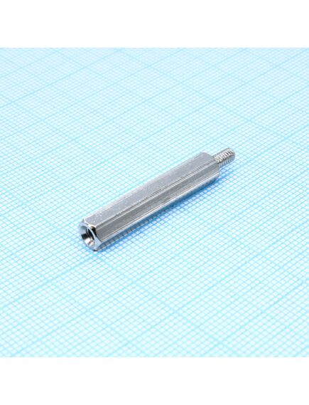 H-L3000-3600-5-03-1N1W, стойка латунная для печатной платы, шестигранная, м3, 30мм, отверстие- винт