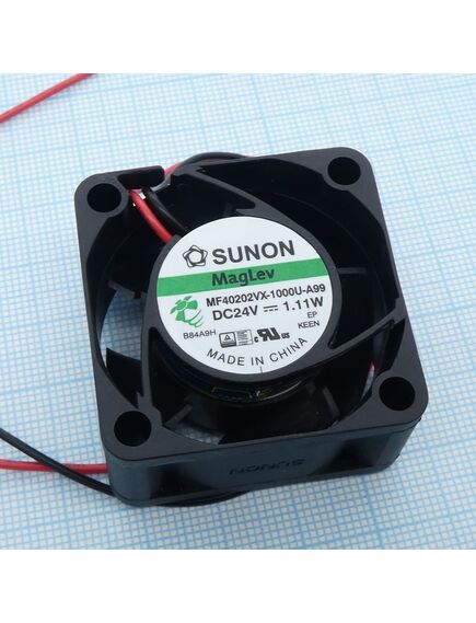 MF40202VX-1000U-A99, вентилятор 24в 40x20 v 8000об/мин 18.25м3/час, 27,5дб
