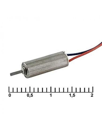 QX- 4A 1.3V, микродвигатель 1,3v 0,04вт, 22800/38250об/мин 12,1х4мм вал 0,7х3мм