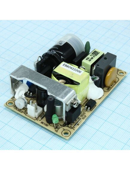 EPS-35-5, ac-dc, 30вт, вход 85…264v ac, 47…63гц /120…370в dc, выход 5в/6a, рег. вых 4.75…5.5в, изоляция 3000в ac, открытая плата 76.2х50.8х24мм, -30…+70°с