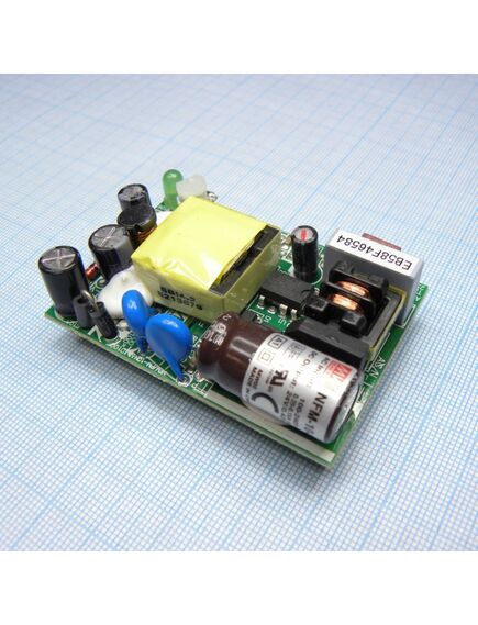 NFM-10-24, ac-dc, 10 вт, вход 85...264в ас 47...440 гц, 120...370в dc, выход 24в/0,42а, рег. вых=±10%uном, изоляция 4000в ас, на плате 65х45х22мм, -20...+70°с