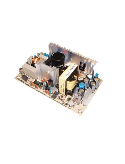 PS-65-15, ac-dc, 65вт, выход 15в/4.2a, рег. вых=±10%uном, вход 85…264v ac, 47…440гц /120…370в dc, изоляция 3000в ac, открытая плата 127х76х40мм, -10…+60°с