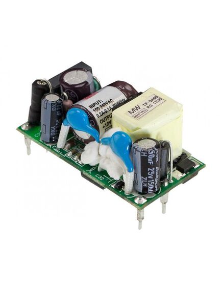 MFM-10-3.3, ac-dc med, 8.3вт, вход 80...264в ac 47...440 гц, выход 3.3в/2.5а, изоляция 4000в ac, без корпуса 42х22.3х20.5мм, -30...+85°c